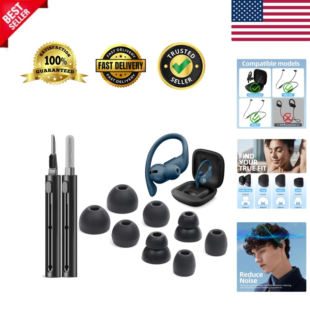 Replacement Ear tip for Powerbeats Pro, Beats Earbuds Replacement Tips,Wirele...