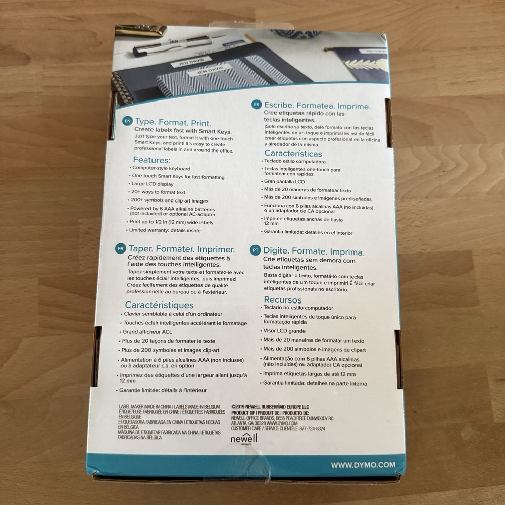Dymo LabelManager 160 Label Maker Black New