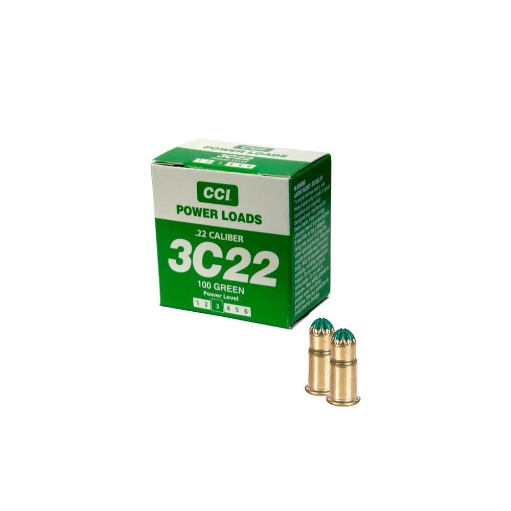 DT Systems 100 Power Loads .22 Caliber for use with PRO Dummy Launcher