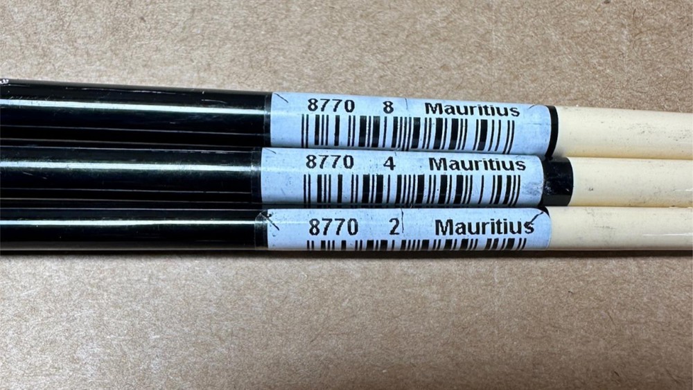 3x Raphael Kevrin Plus Long Handle Short Bright Paint Brushes 8770 Sizes 2 4 & 8