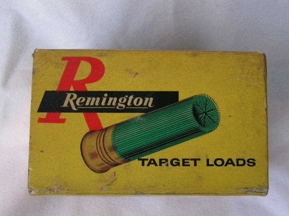 VINTAGE Remington Target Load 12 Ga Empty Shell Box