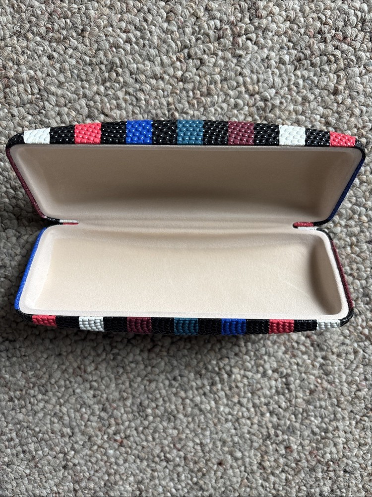 Multicolored Hard Sunglass Case