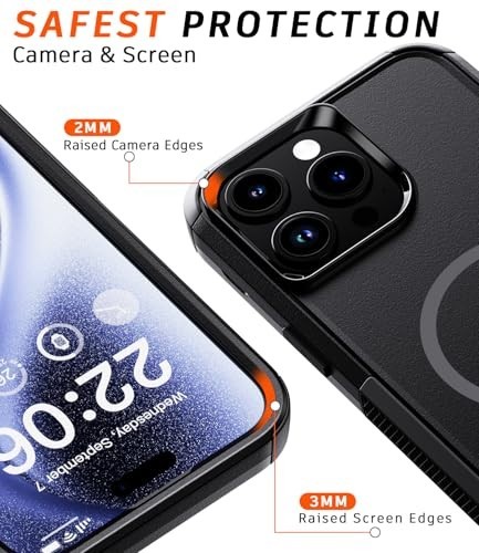 Diverbox for iPhone 15 pro max case - [Compatible with MagSafe] [with Screen Pro