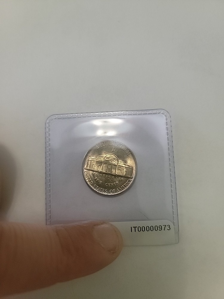 1945 d silver nickel MS