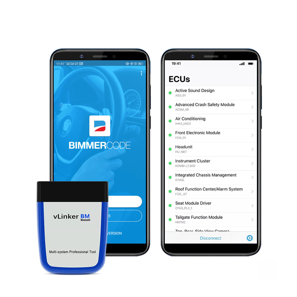 Repairing Tools OBD2 Scanner Bimmercode vLinker BM V2.2 Bluetooth 3.0 Car Tools