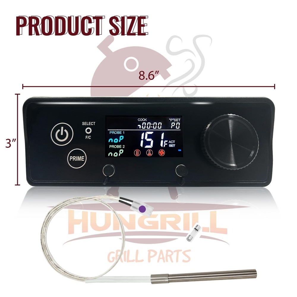 Rectangular PID Control Panel (NO WiFi) Replacement for Pit Boss Pellet Grill...