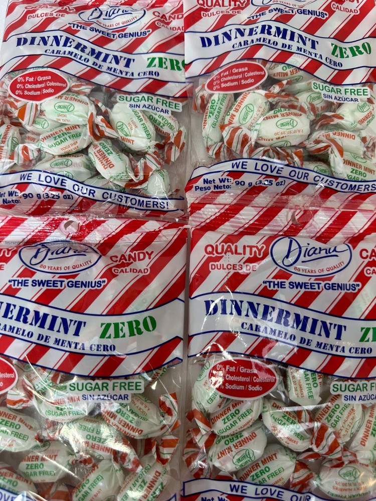 4-Pack Diana Dinner Mint  Zero - Sugar-Free