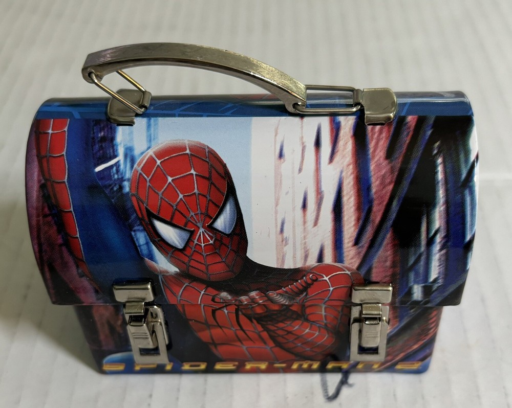 spiderman collectable tin box Marvel