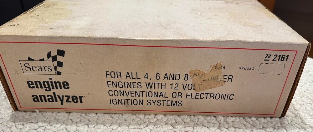 Vintage Sears Solid State Made in USA Engine Analyzer Model 161.2161