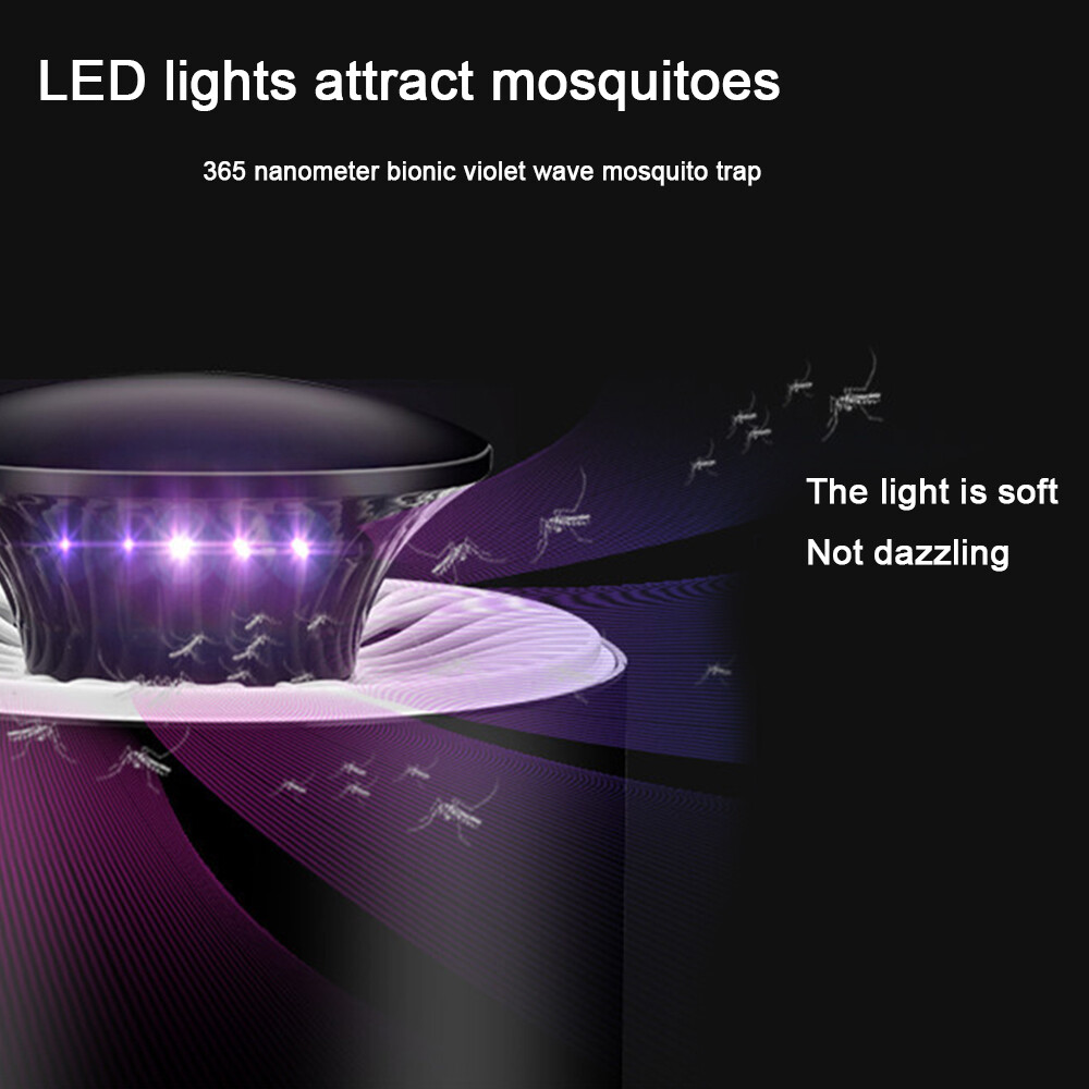 Bug Zapper Light Bulb Mosquito Killer Lamp USB LED Electronic Insect Fly Killer