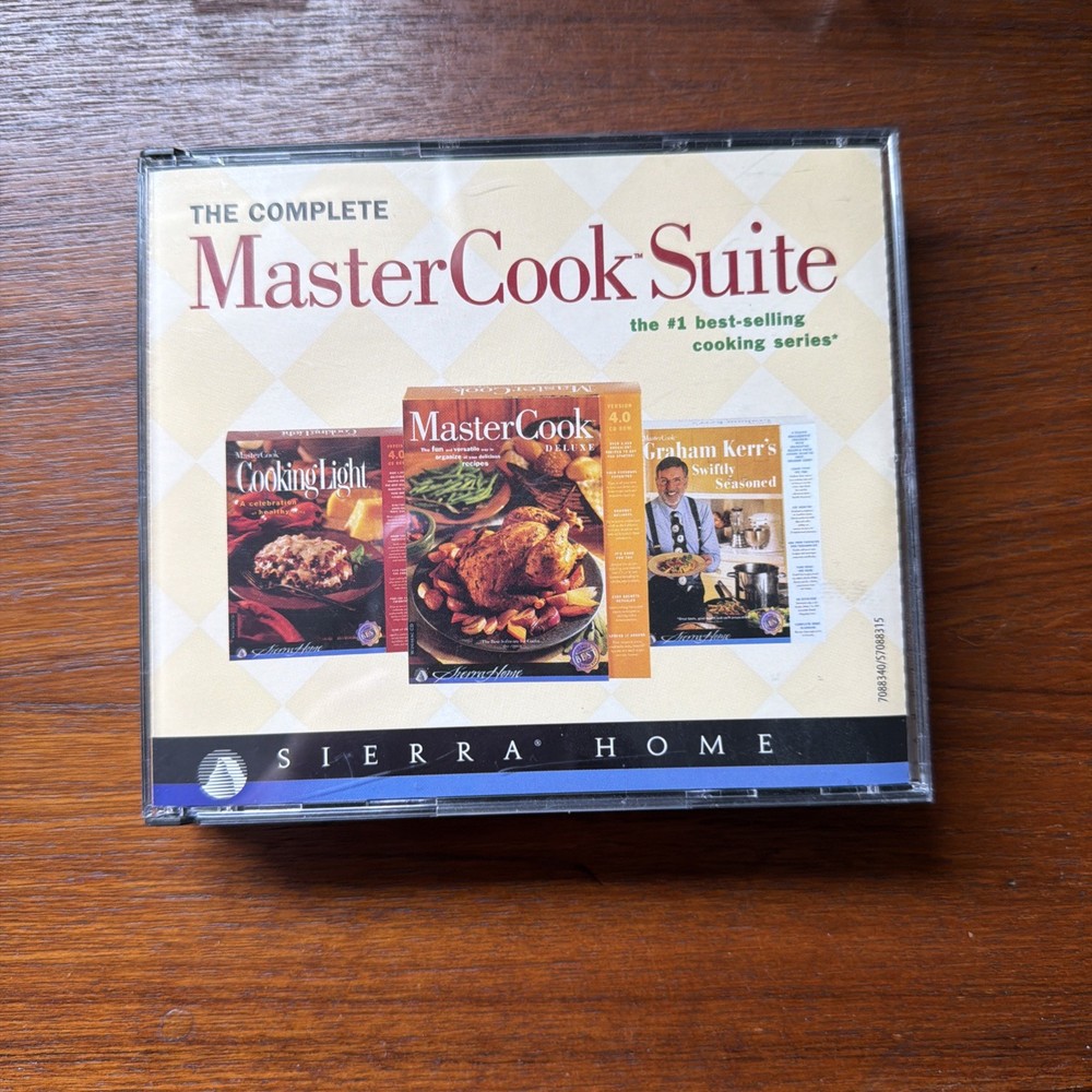 Master Cook Suite Software Cd Rom 3 CD Set