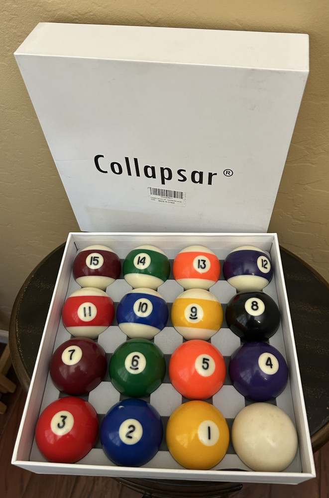 Collapsar Deluxe 2 1/4 Pool Balls Set