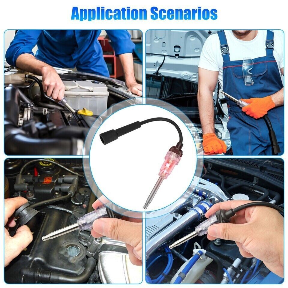 Spark plug Tester Ignition System Coil Engine In Line Auto Diagnostic Test Tool