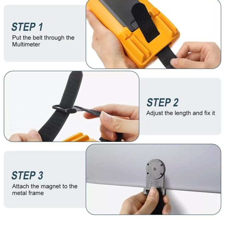 Lenink Magnet Hanger Compatible with Fluke Instruments Multimeter, Hanging...