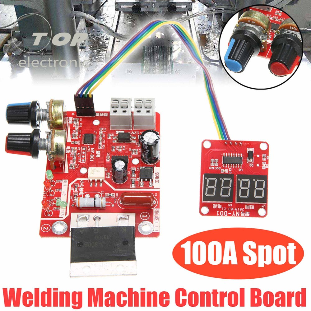 Spot Welders Control Board 100A Digital display Spot Welding Time Controller