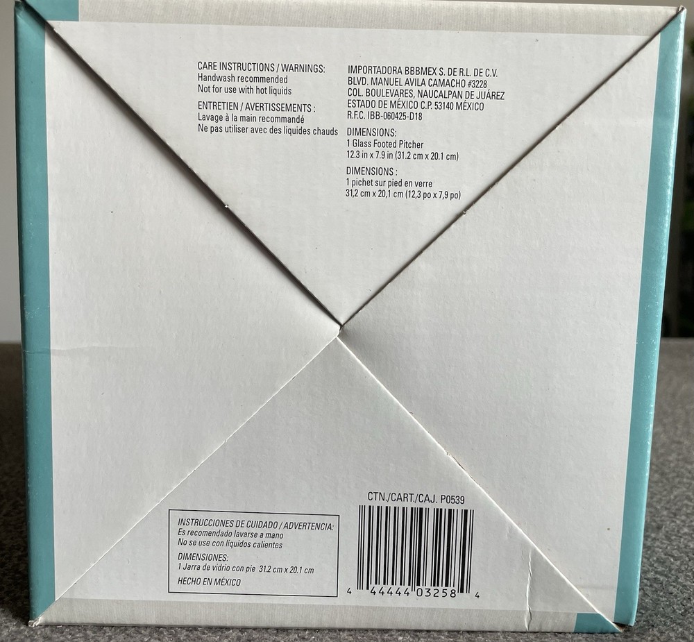 DailyWare Make Every Day Special Footed Pitcher