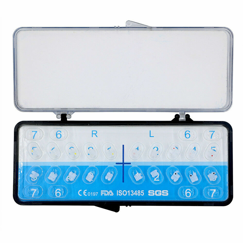 Dental Ceramic Brackets, Roth .022 with 3 Hooks 20pcs/Box, 5 Kit