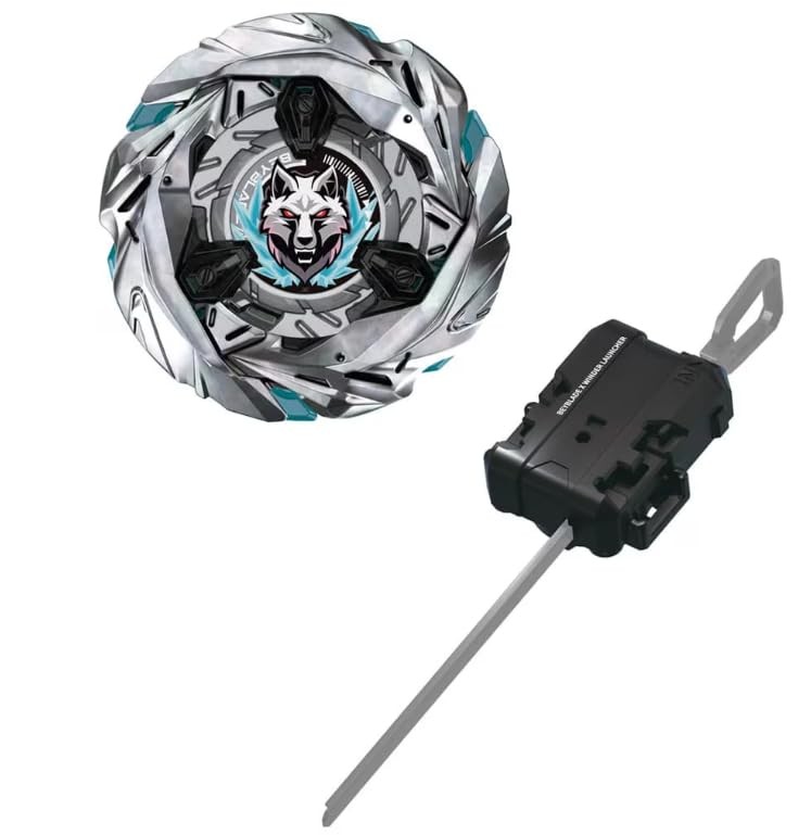 BeybladeX UX-08 Starter Silver Wolf 3-80FB