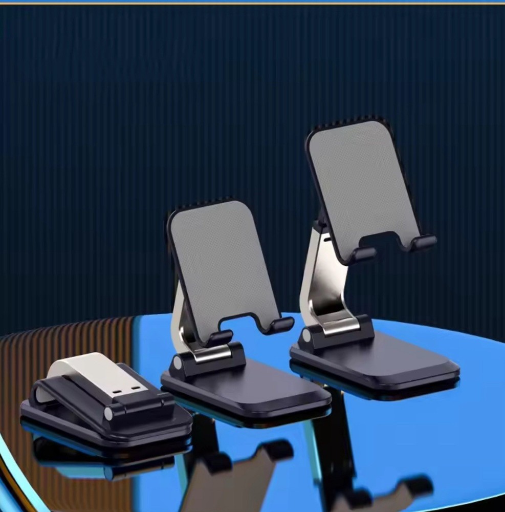 Portable Foldable Cell Phone & Ipad Stand Adjustable Desk Holder Set Universal