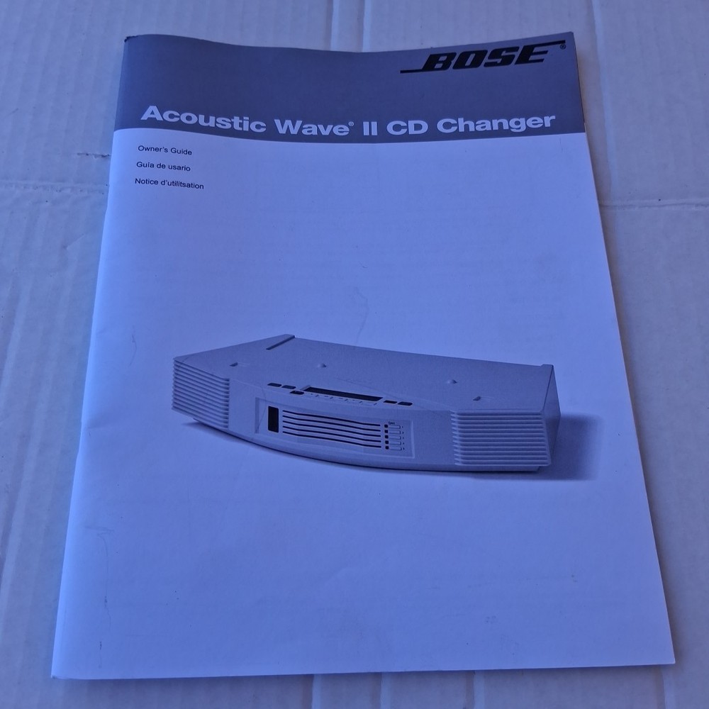 Bose Acoustic Wave Music System II Multi-Disc 5 CD Changer Powers On W/Remote