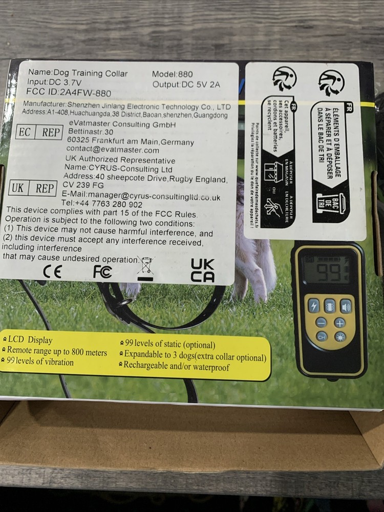 dog training collar with remote