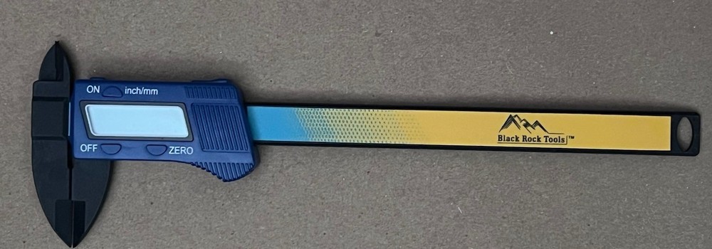 Black Rock Tools • Digital Caliper • 6” • Never Used • Open Box