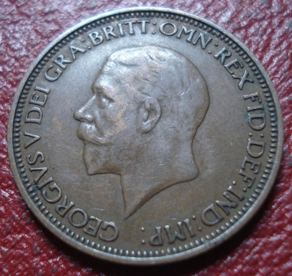 1936 BRITISH HALF PENNY IN VF CONDITION