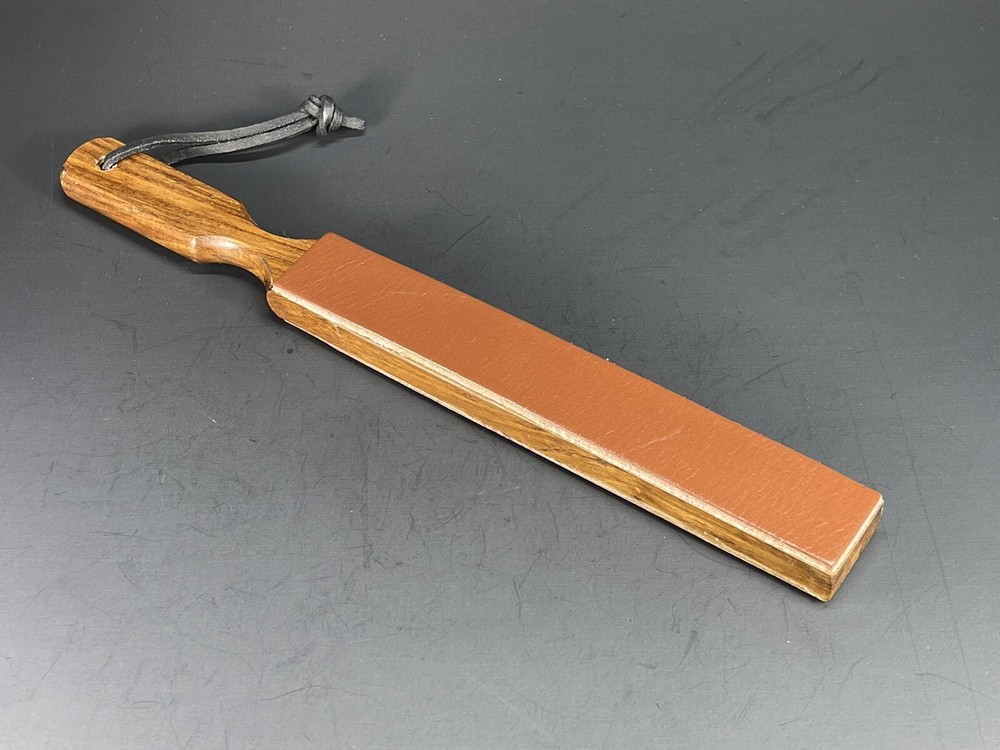 Straight Shaving Razor Leather Sharpening Strop Honing Buff Paste Razor Sharpner