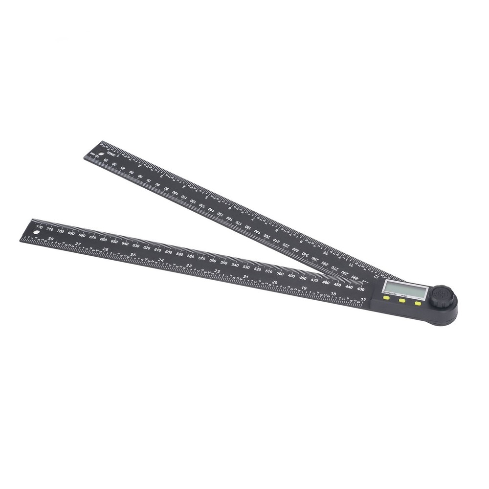 Electronic Angle Ruler LCD Digital Protractor Angle Finder 0‑300mm 0‑360 Degree