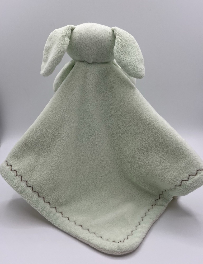 Blankets & Beyond Mint Green Bunny Rabbit Security Blanket
