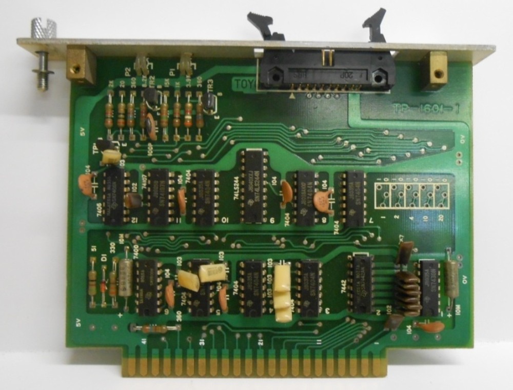 TOYODA PC BOARD, TP-1601-1, OUTPUT MODULE