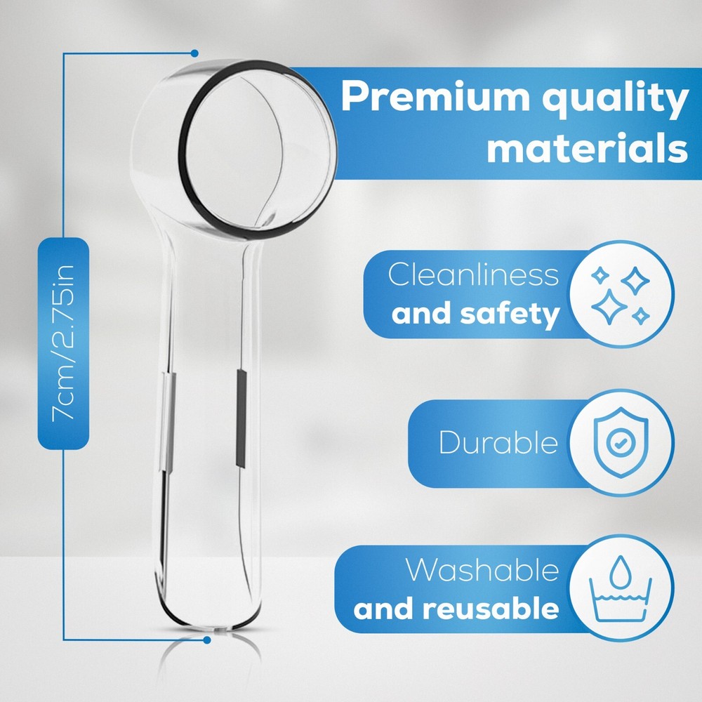 ✅ 8 pcs Replacement Toothbrush Heads Compatible with Oral-B + 4 covers!