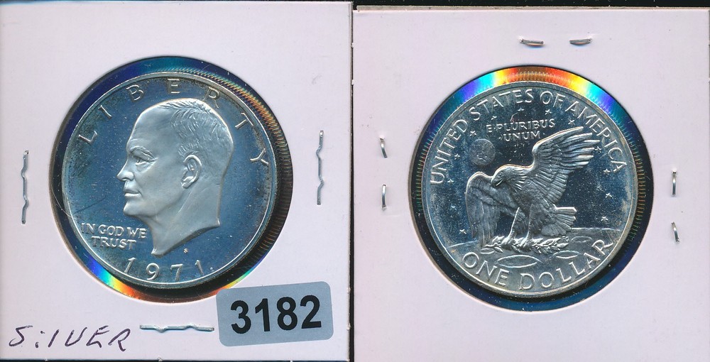 EISENHOWER DOLLAR - 1971-S SILVER PROOF - #3182