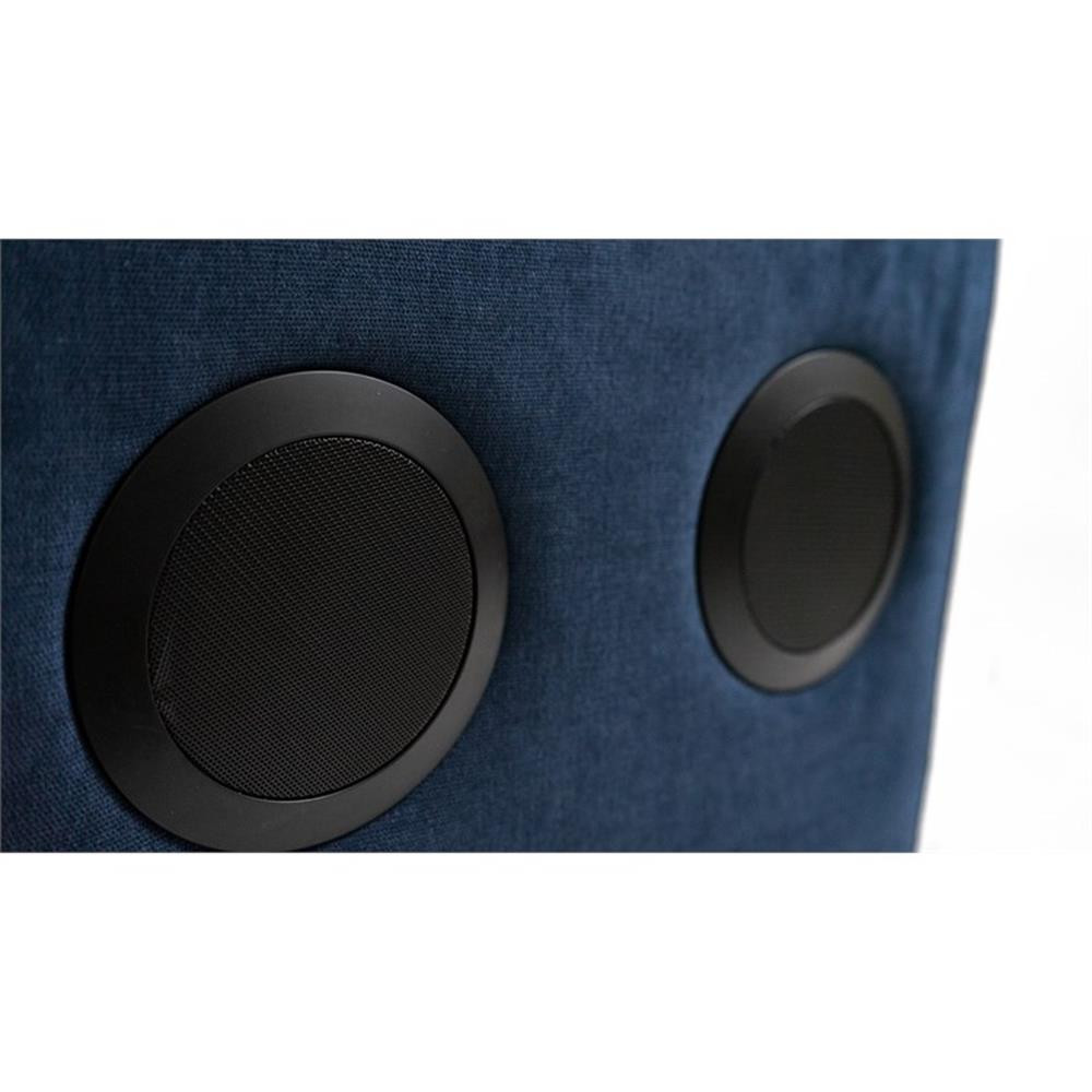 Pixie Modular Speaker Console Bluetooth USB Cupholders Navy Fabric