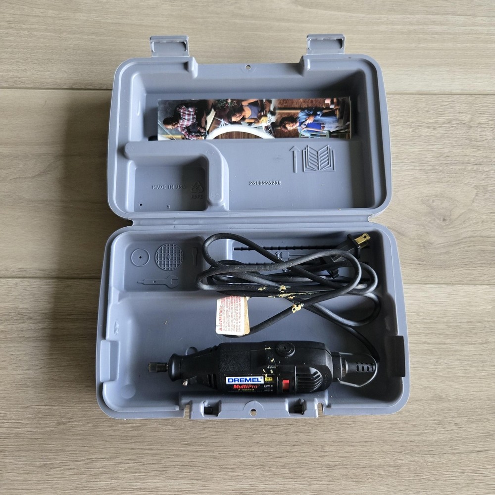 Dremel MultiPro 285 Rotary Tool 2-Speed 120V With Case Manuals Working