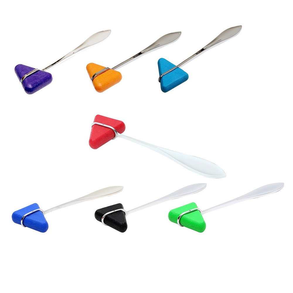 2PCS Triangular Head Reflex Hammer Babinski Tendon Neurologically Percussor