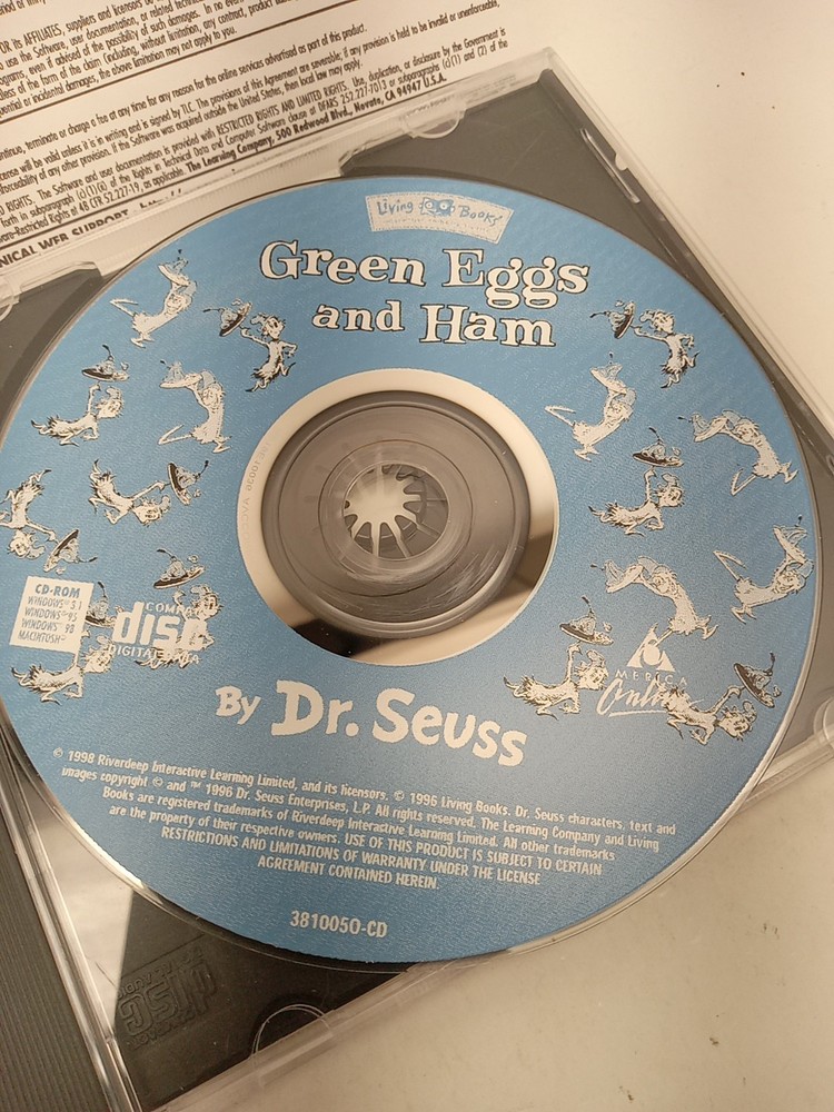 Learning Company - Adventure Workshop - Dr Seuss (PC CD Rom, 3 Disc, 1998)