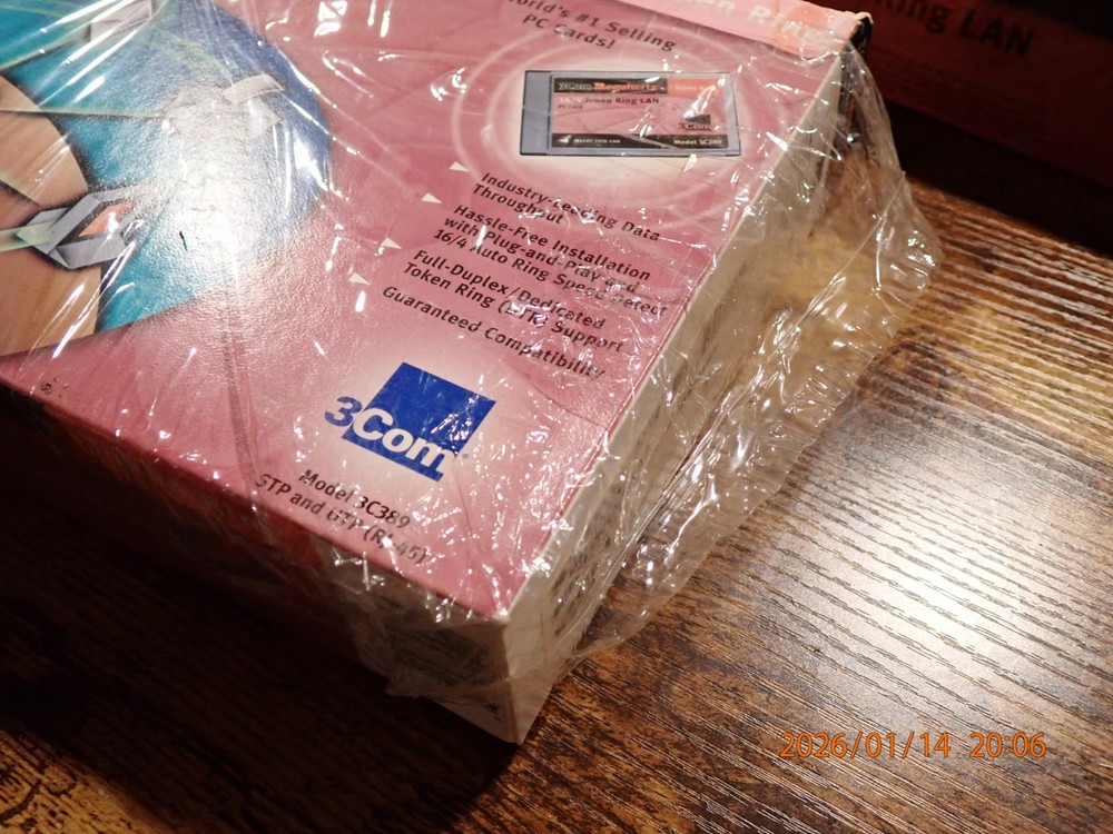 3COM Megahertz - 16/4 Token Ring LAN PC Card