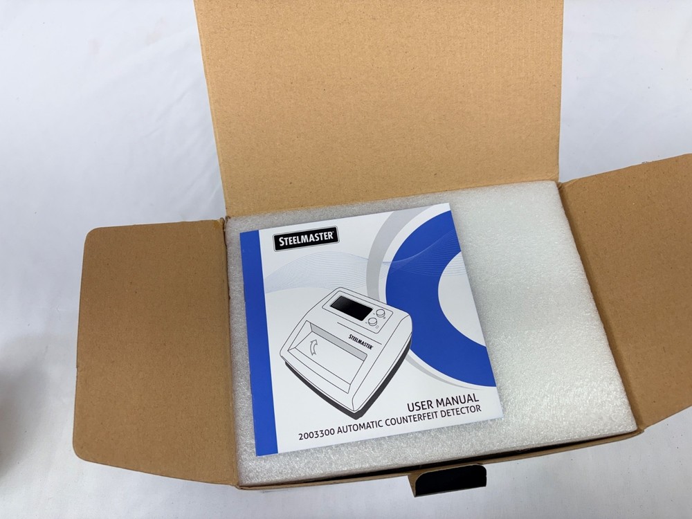 NEW NIB Steelmaster 2003300 Automatic Counterfeit Detector