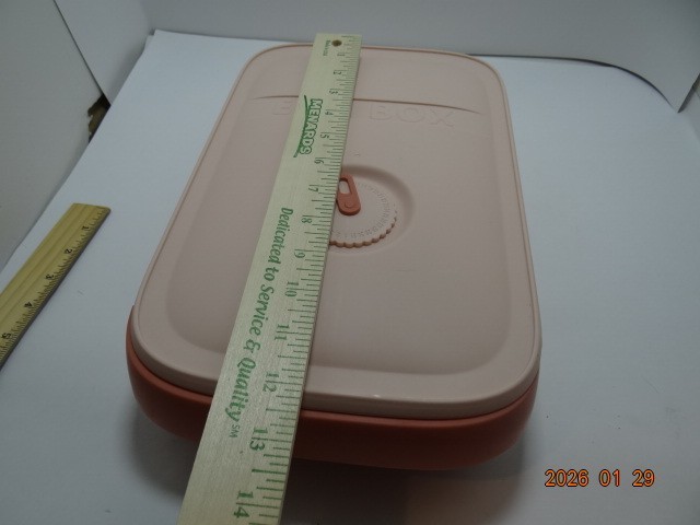 Egg Storage Box Pink and Light Pink Holds 18-20 Eggs Stackable Egg Box