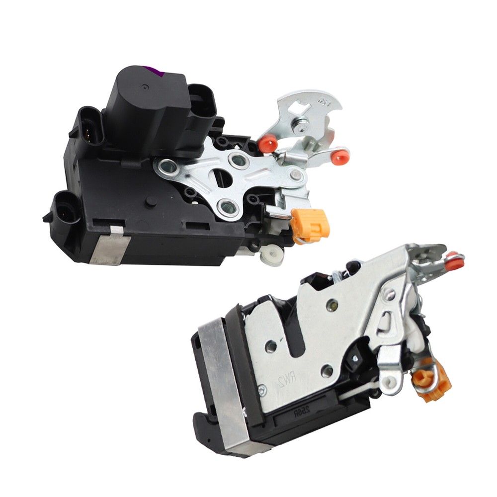 2PCS Front Right/Left Door Lock Actuator Integrated Latch Assembly For Cadillac