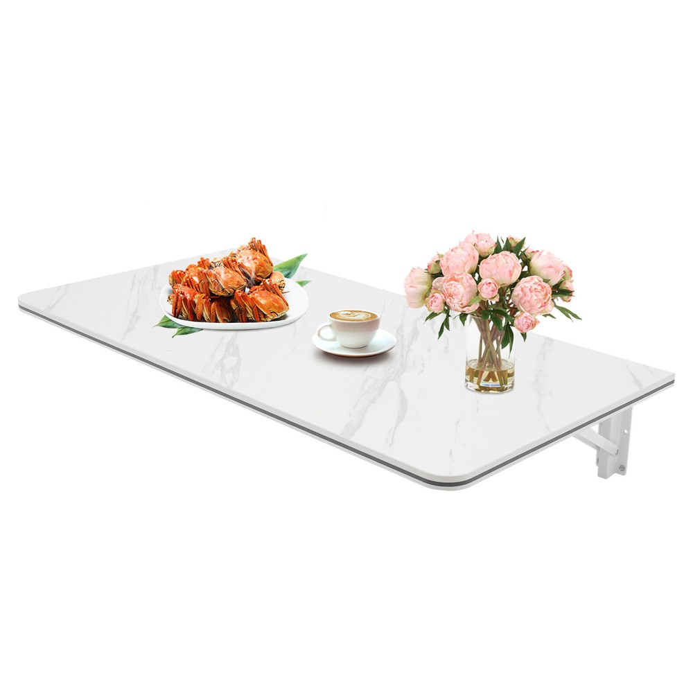 80x40cm white Wall-mounted Folding Table suitable for multiple scenarios