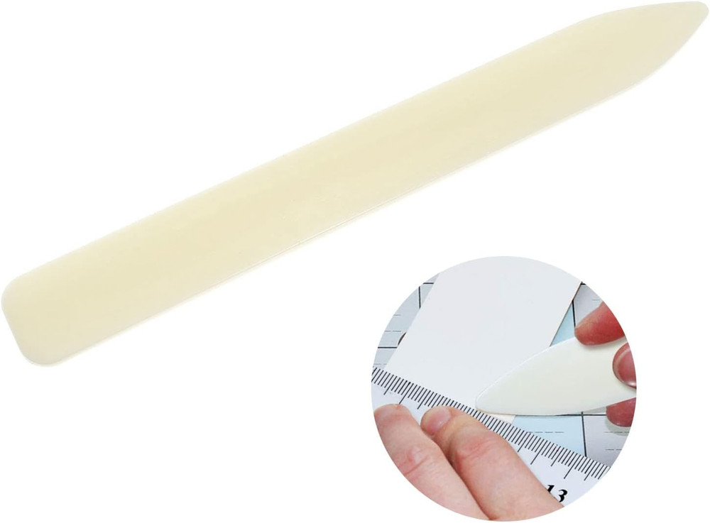 2Pcs Bone Folder, Scoring Tool Irregular Bone Paper Folder Lightweight Paper Cre