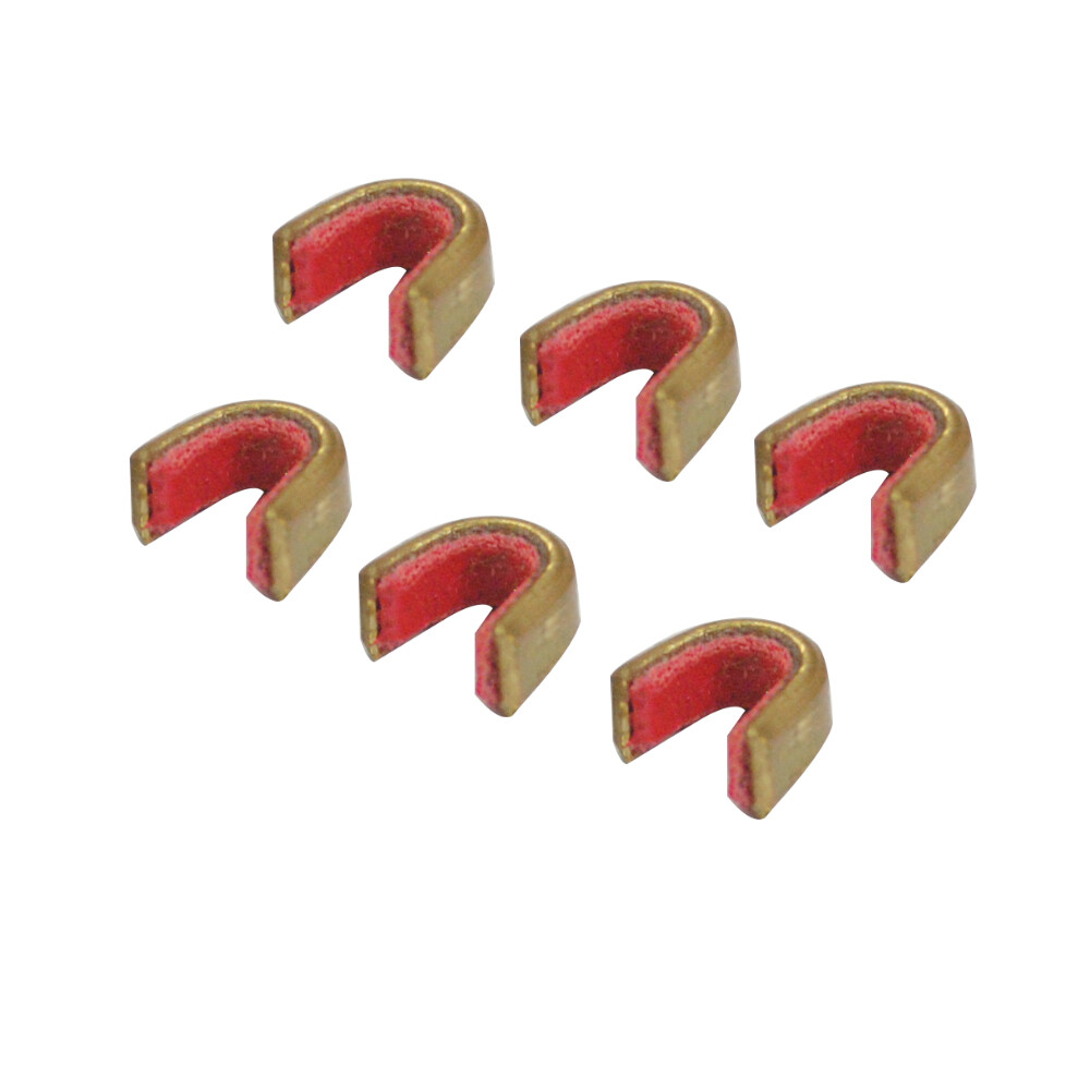 6/12 Archery Bow String Nocking Points Strings Nock Sets Brass Buckle Clip Knock