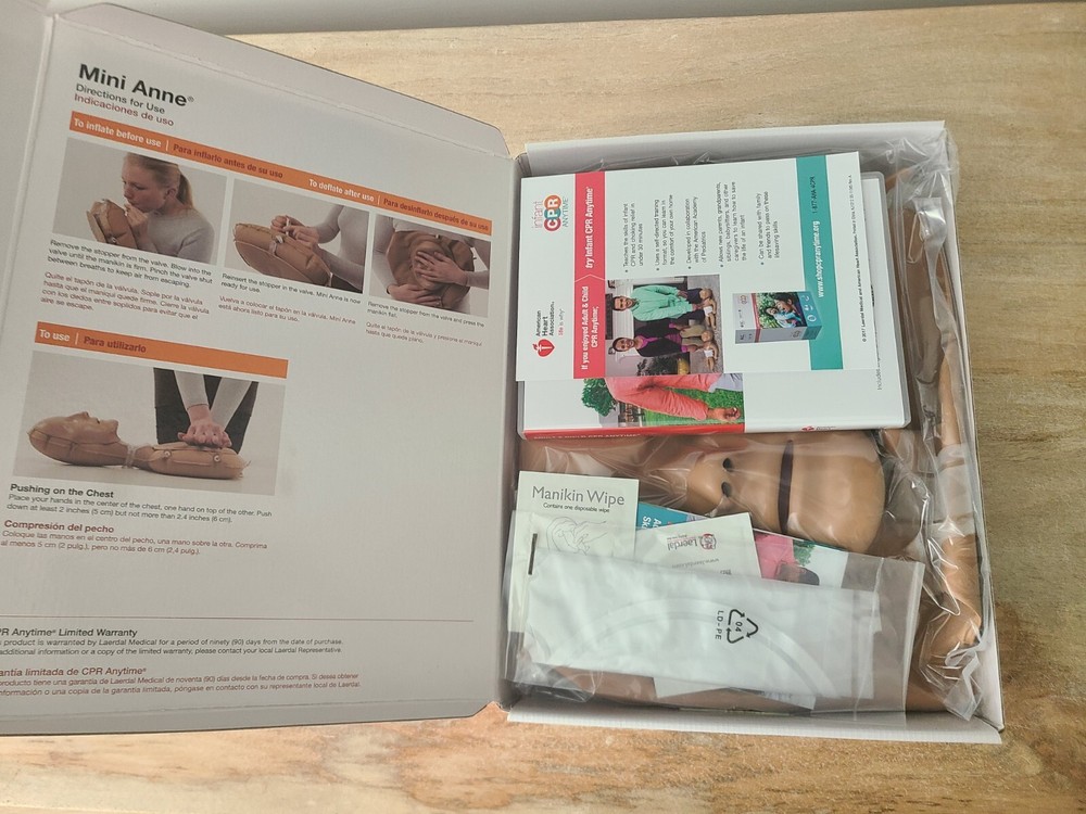 CPR Anytime AHA Heart Association Training Kit