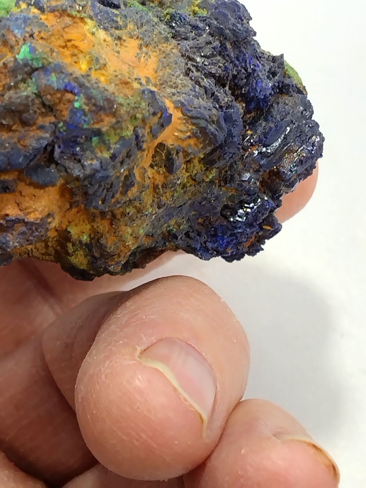 C32...Azurite/Malachite...Morocco