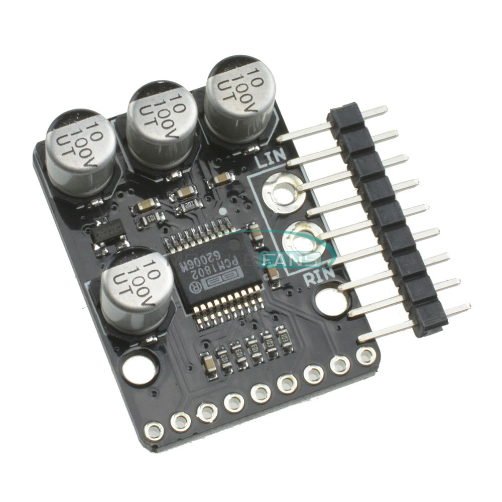 NEW 24Bit PCM1802 Audio Stereo A/D Converter ADC Decoder Amplifier Player Board-