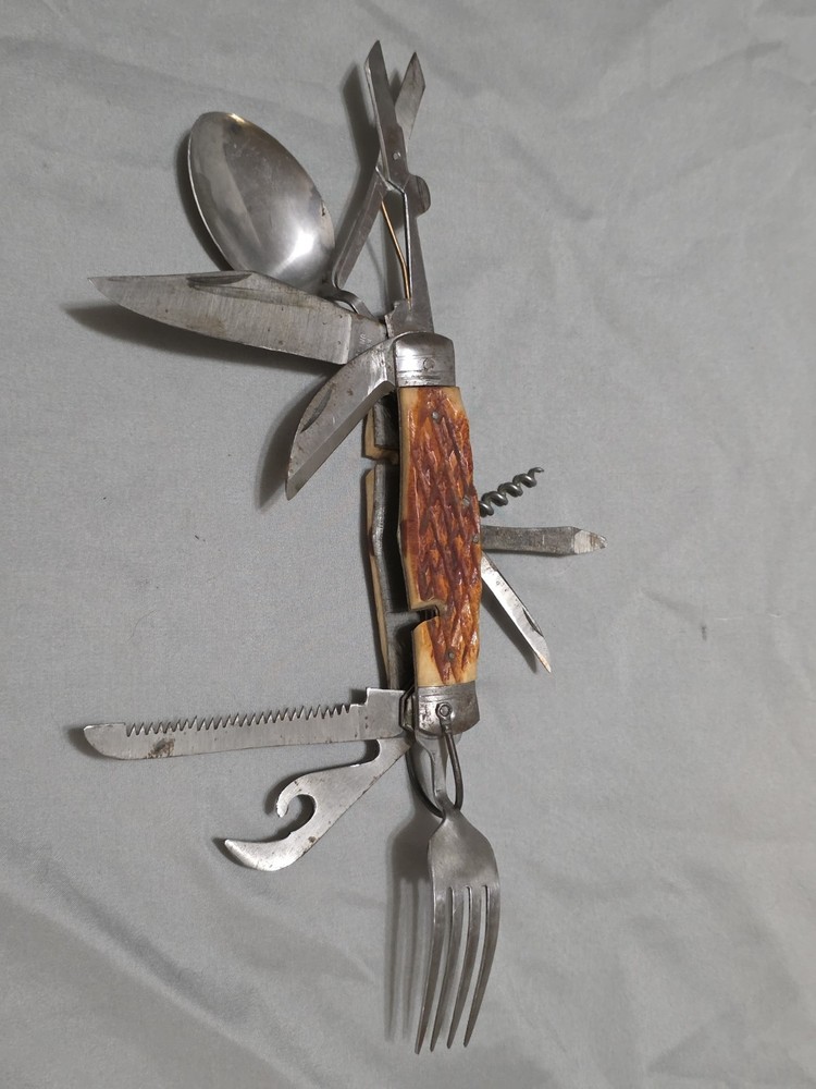 Vintage Multi-Tool Camping Knife