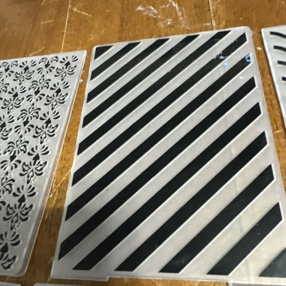 stampin up embossing folder lot