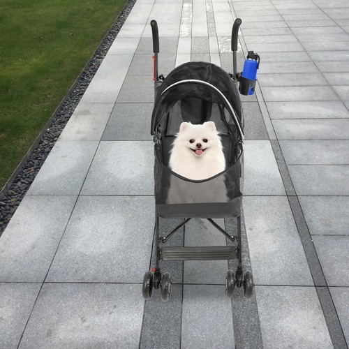 Foldable Pet Travel Stroller Pet Stroller Small & Medium-Size Dogs/Cats Stroller